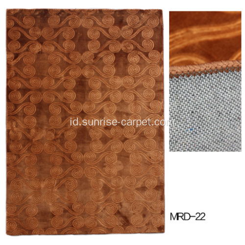 Dinding ke Wall Embossing Mink Carpet